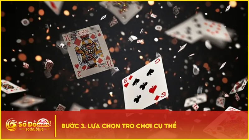 Chọn trò chơi yêu thích từ danh mục game bài của Sodo