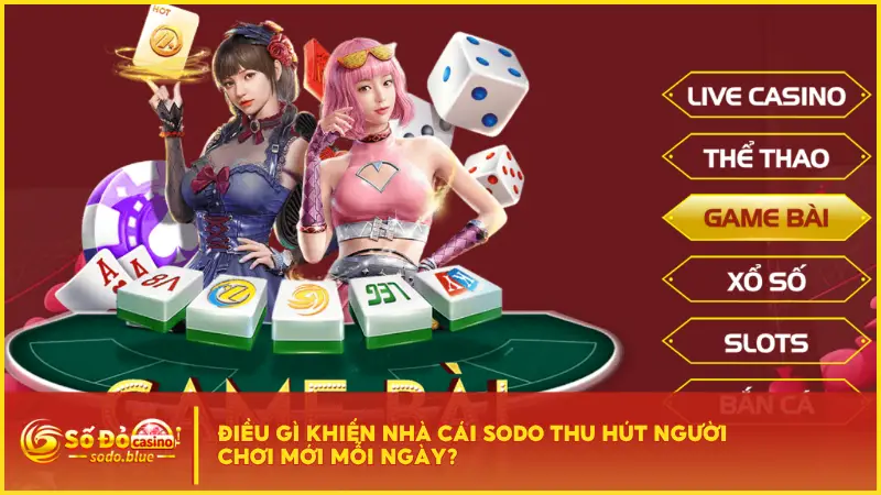 Người chơi vẫn quyết định chọn nhà cái Sodo không phải ngẫu nhiên