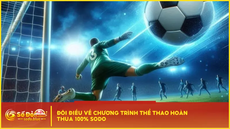 Chương trình thể thao hoàn thua 100% Sodo là ưu đãi đặc biệt cho thành viên mới tự tin không lo lỗ