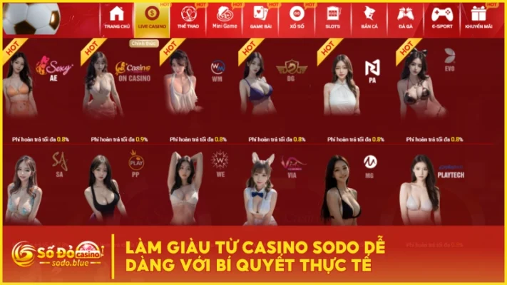 Làm Giàu Từ Casino SODO Dễ Dàng Với Bí Quyết Thực Tế