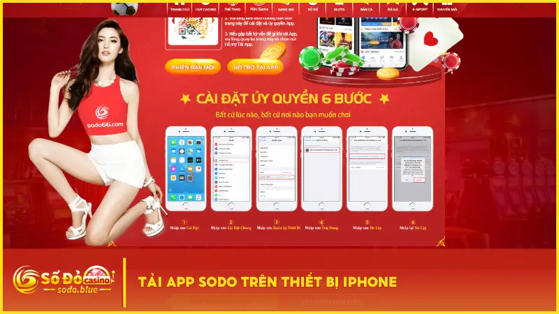 Đối với người dùng iOS, việc cài đặt app Sodo yêu cầu thêm một vài bước thiết lập