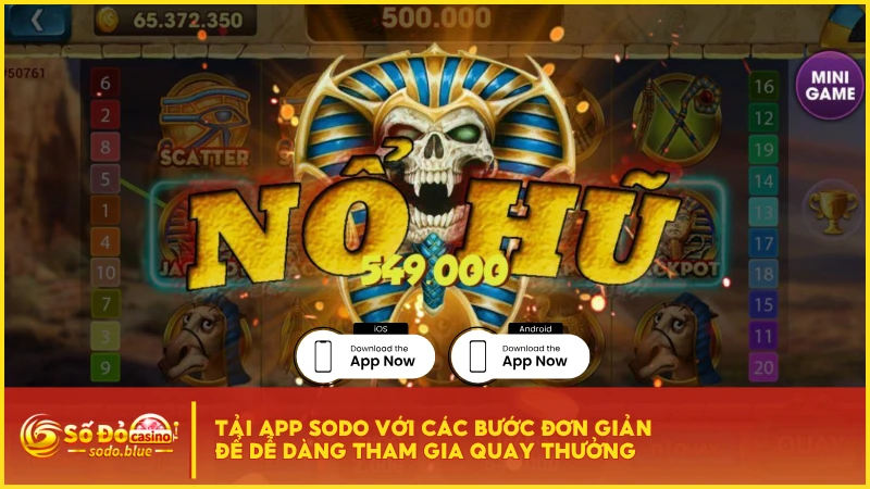 Tải app SODO với các bước đơn giản để dễ dàng tham gia quay thưởng